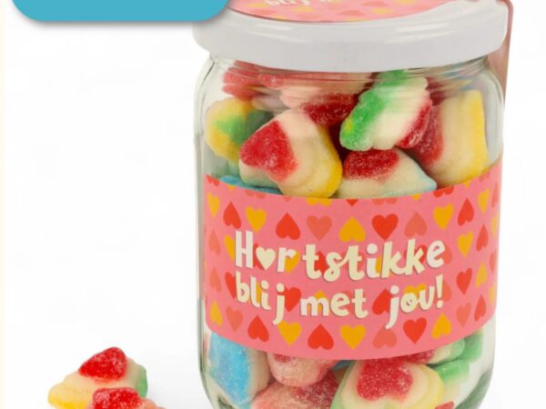 snoeppot hartstikke blij met jou