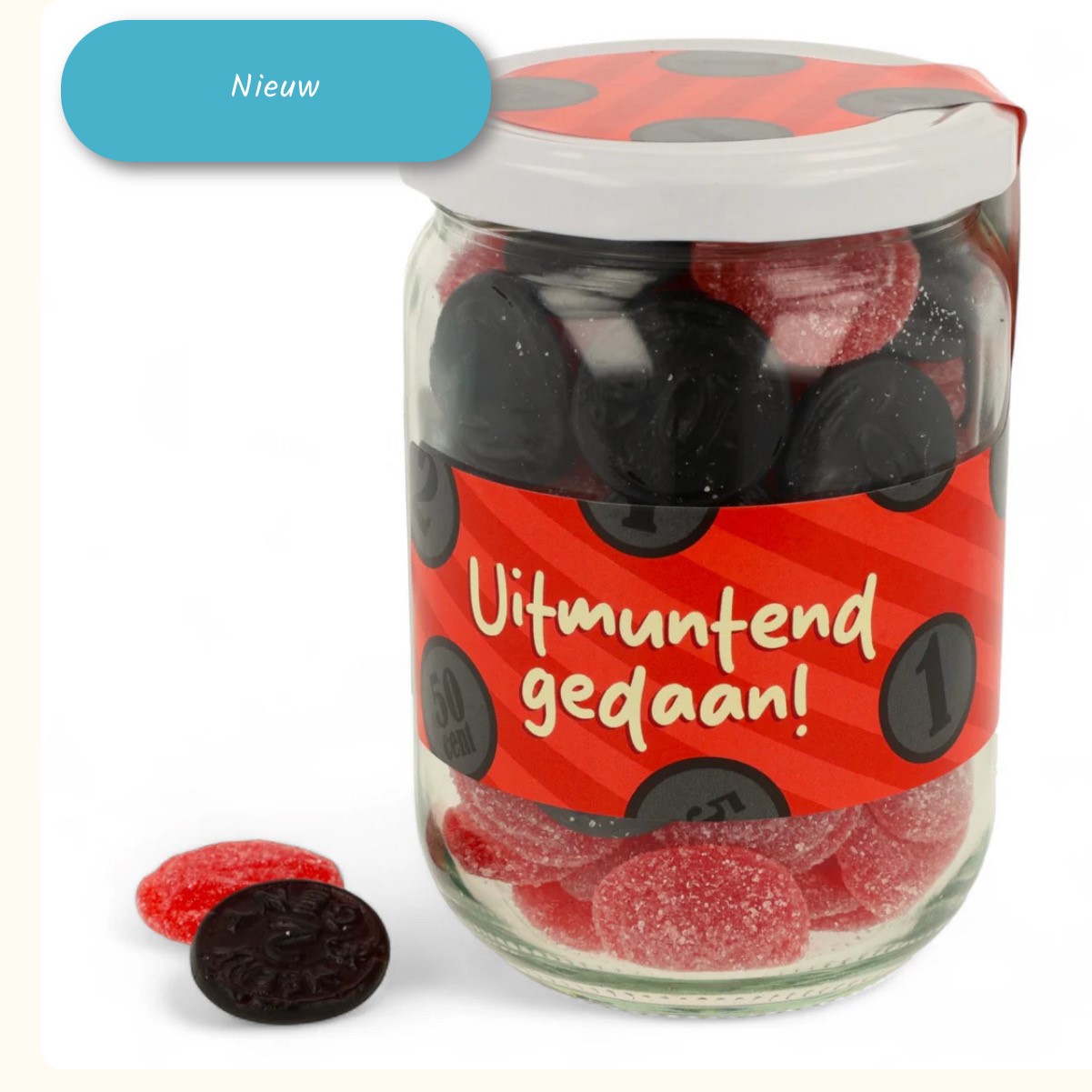 snoeppot uitmuntend gedaan